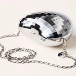 Kate Spade Silver Heart-Shaped Crossbody or clutch Bag Photo 3