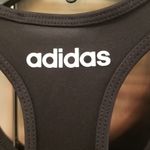 Adidas 💕💕 Black ClimaLite Linear Logo Sports Bra Photo 9