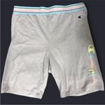 Champion woman’s Light Gray Shorts with Pastel Waistband Photo 0