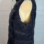 ZeroXposur  Dark Gray Large juniors Full Zip Soft Velour Vest Front Pockets NEW Photo 2