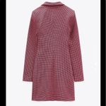 ZARA  | Pink Houndstooth Blazer Dress Photo 4