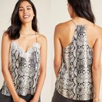 Cami NYC Anthropologie  Cleo Snake Print Racerback Silk Cami S Mobwife Photo 4