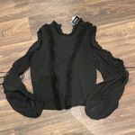 Alexis  Black Cold Shoulder Top Photo 1