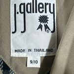 Gallery J Double Breasted Classic Women’s Trench Coat W/Lining Sz 9/10 Tan NEW Photo 2