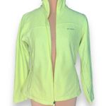 Columbia Women's Green Zippered Pockets Stand-Up Collar Full Zip Fleece Medium Photo 2