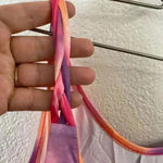 🆕Pink Colorful Tie Dye Trendy U Neck Swing Mini Dress S🆕 Pink Photo 3