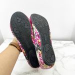 Fergalicious Alana Pink Chevron Print Ruffle Flats Women's Shoes Size 9M Photo 6