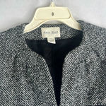 White House | Black Market Black and White Short Tweed Jacket Size 0 Photo 2