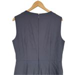 Rebecca Taylor NYC Tailored Garbine Suiting Dress in Grey size 14 Professional Photo 6