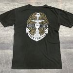 Royce Apparel Missouri Tigers Short Sleeve T Shirt Womens L Mizzou V Neck Black Wash Cotton Photo 1