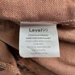 Level 99 Spiced Leopard Button Front Overall Above Knee Dress size Large Pockets Brown Photo 9