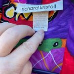 Art to wear Richard Kristal oversized size Med jacket. Orange Photo 5