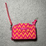 Vera Bradley NWOT  Wristlet Wallet | Pink/Orange Zigzag Photo 0