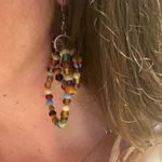 Beautifully Multicolored Beaded Boho Earrings Photo 3