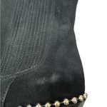 Zadig & Voltaire Black Booties with Silver Detailing Photo 8