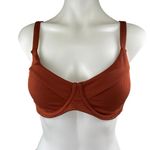 ZARA NEW  Women's Brown Sleeveless Tie Back Two Piece Swimwear Bikini Swimsuit M Photo 2