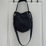 ALLSAINTS Courtney Leather Hobo Bag Black GUC Photo 3