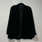 French Connection Velvet Single Breast Blazer Size large In Color Black Photo 1