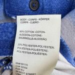 Free People  Ruby Ombre Stripe Shirt Jacket Blue Large New Photo 8