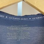 Victoria's Secret Vintage Victoria’s Secret Large Long Sleeve Longline Collared Nightgown Preppy Photo 4