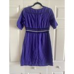 Boden Womens 6 Purple Linen Dress Regency‎ Photo 5