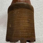 Zodiac 10M Julia Brown Leather Wedge Lug Ankle Platform Boot Zip Comfort Suede Size 10 Photo 6