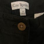kim rogers  Black Capri Pants Size 8 NWT Photo 4