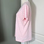 Under Armour  Women’s Loose Fit Light Pink V-Neck Logo T-Shirt XL Photo 2