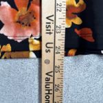 Susan Graver  Shirt Floral Mock Neck Dark Floral Flowers‎ Casual Autumnal Fall XS Photo 9