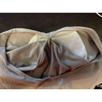 Babaton Aritzia Shirt Womens 1X Beige Muscle Tank Shoulder Pad 100% Cotton Photo 5