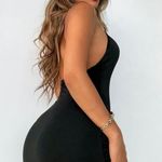 SheIn Black Chain Cutout Dress Photo 1