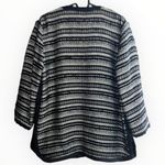 Malene Birger Erista Tweed channel pocket black white loose fit Jacket blazer L Size L Photo 3