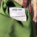 Mooerkerr Green/Orange Long Sleeve Maxi Dress Medium Green Photo 6