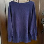 Torrid NWT  Tinsel Stripe Sweater Navy Size 3X Photo 11