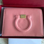 Salvatore Ferragamo  Gancini Light Pink Calfskin Leather Wallet Photo 1
