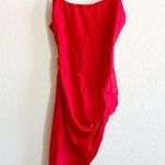 superdown Eva Twisted Slit Dress in Red Photo 3