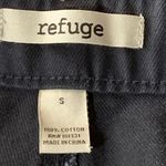 Refuge NEW Denim Mini Skirt Size Small Charlotte Russe Buttons Dark Blue Photo 4