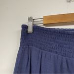 By & By Blue Crepe Wide Leg Casual Pull On Pants Womens L Lagenlook Beachy Boho Size L Photo 2