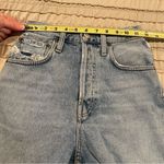 AGOLDE Riley Denim Jean Cut Off Short in Snapshot 24 Button Fly High Rise Casual Photo 6