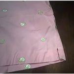 Lilly Pulitzer Lilly Pulitzer Green Snail Pink Cotton Chino Casual Summer Shorts Womens Size 8 Photo 1