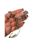 Givenchy  Silver-Tone Multi Crystal Pendant Adjustable Y-Neck Necklace Women Photo 8