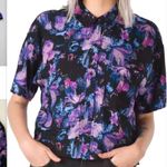 Vans  Cabbie Woven Cropped Button Down Photo 1