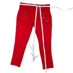 Ci Sono Red Straight Casual Dress Yoga Pants/Leggings Size XL Photo 5