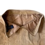 Vintage COUNTRY SHOP Genuine Leather Suede Beige Tan Maxi Skirt Women's Size 10 Brown Photo 5