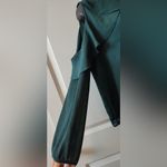 Gibson Latimer Gibson &Latimer women's Green  ruffle Cold Shoulder Top  3/4 Sleeves Blouse Sz S Photo 2