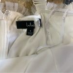 Lulus NWOT Ethereal Impression White Tulle Ruffled Bustier Midi Dress Photo 9