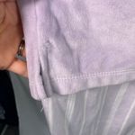Berkley Jensen Purple Lounge Pajama Set Size L Soft Fleece Stripe‎ Bottoms Size L Photo 3