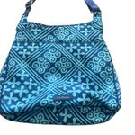 Vera Bradley Vera‎ Bradley Y2k Blue Geometric Seatbelt Shoulder Travel Bag Purse Photo 1