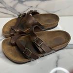 Birkenstock Women's Bronze Leather Closet Staple Mayari Sandals Sz 35 W Sz 4-4.5 Photo 2