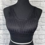 Women’s lace pullover bralette w/removable bra pads black sz small women Photo 0